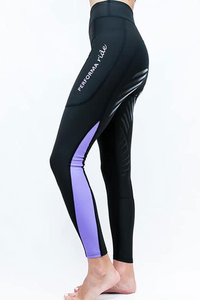 Gorgeous Grape Georgie Riding Tights® / Leggings® With Full Seat
