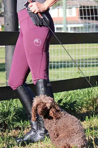Double Pocket Full Seat Riding Tights - excelequine