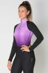 base layer equestrian top purple purple ombre front left performa ride