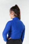 long sleeve summer riding top royal blue back left performa ride