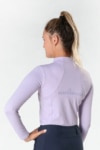 Luna Rose Baselayer Equestrian Top Lilac Back Model A Performa Ride